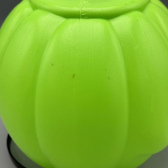 Vtg Grand Venture Green Halloween Pumpkin Jack O Lantern Bucket Trick or Treat - Picture 9 of 9